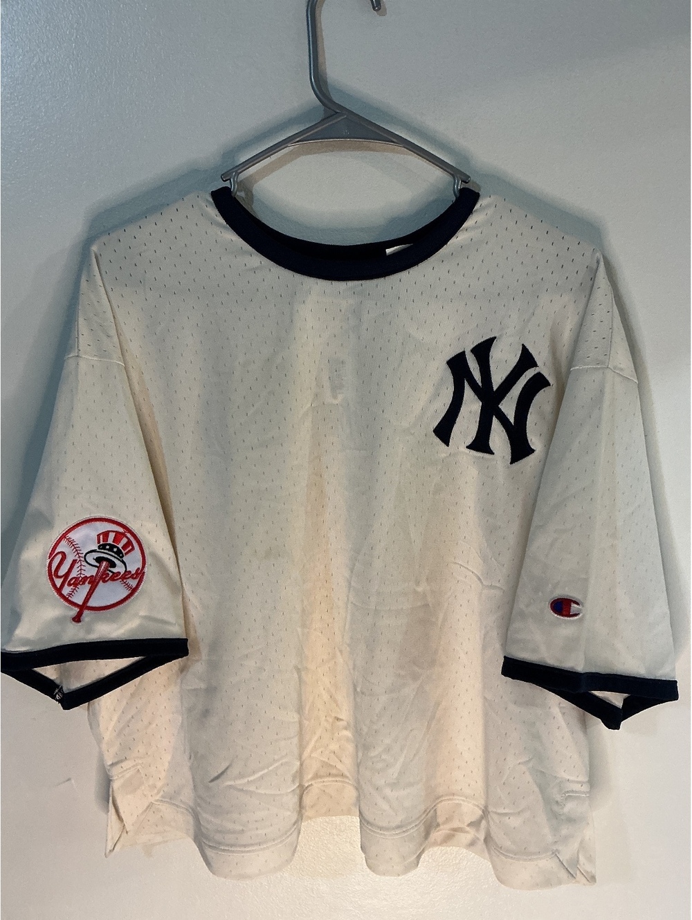 NY Yankees crop top jersey